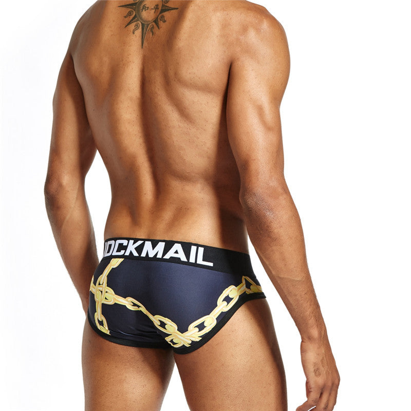 Men's Low Waist Nylon Briefs