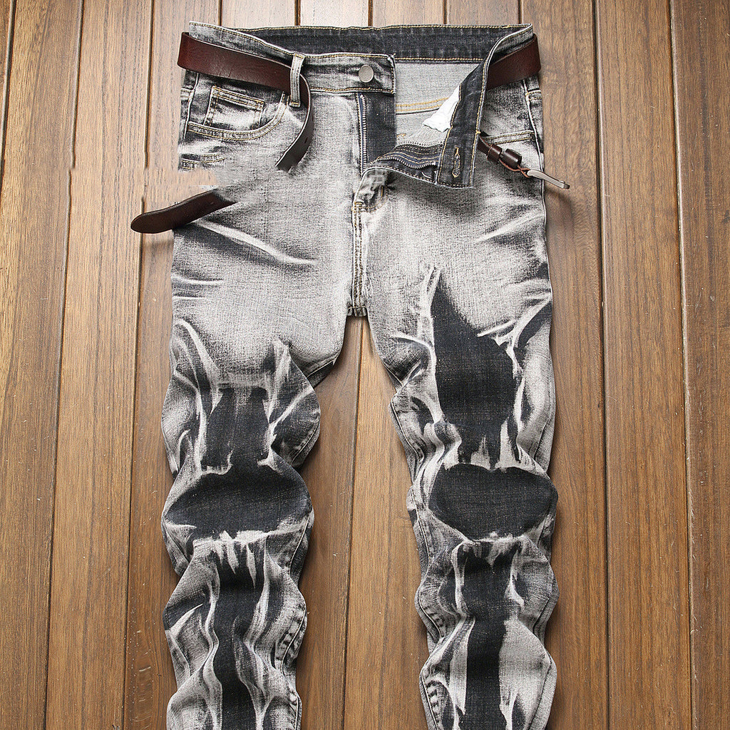 Slim Fit All-match Gray Men's Comfortable