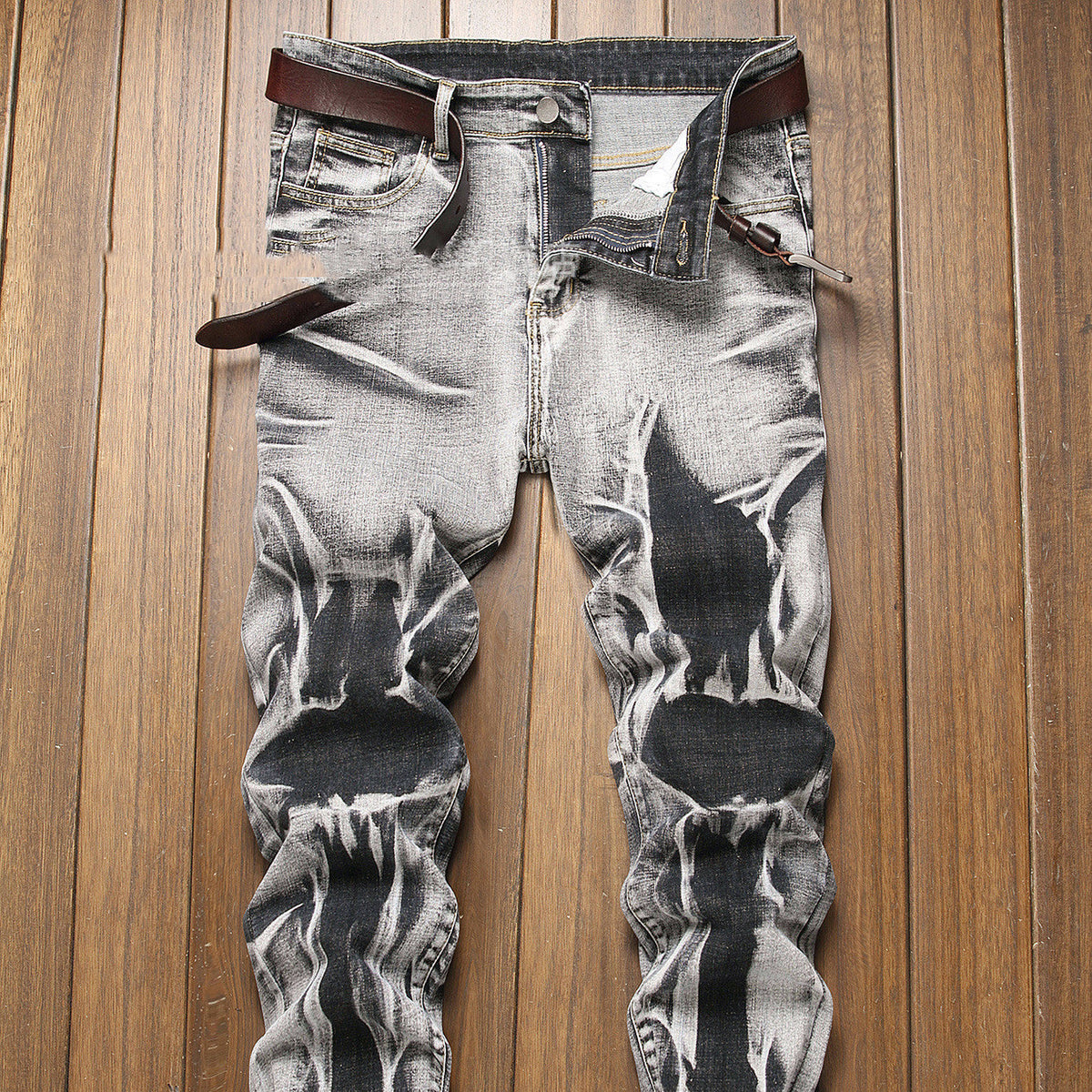 Slim Fit All-match Gray Men's Comfortable