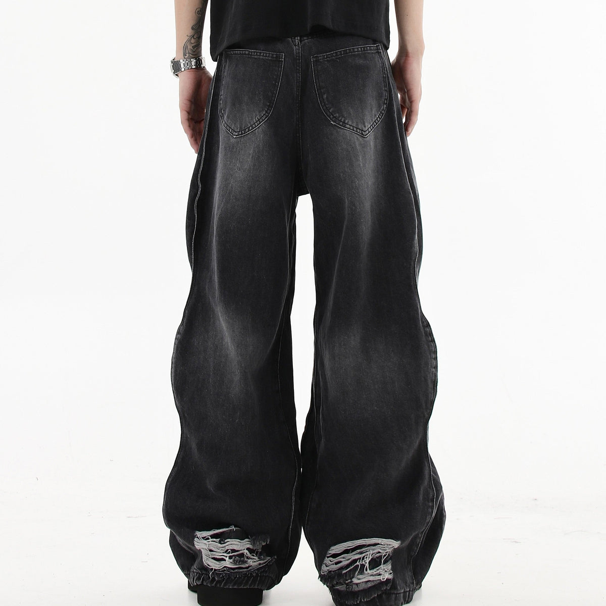Men's Loose Mop Wide Leg Pants