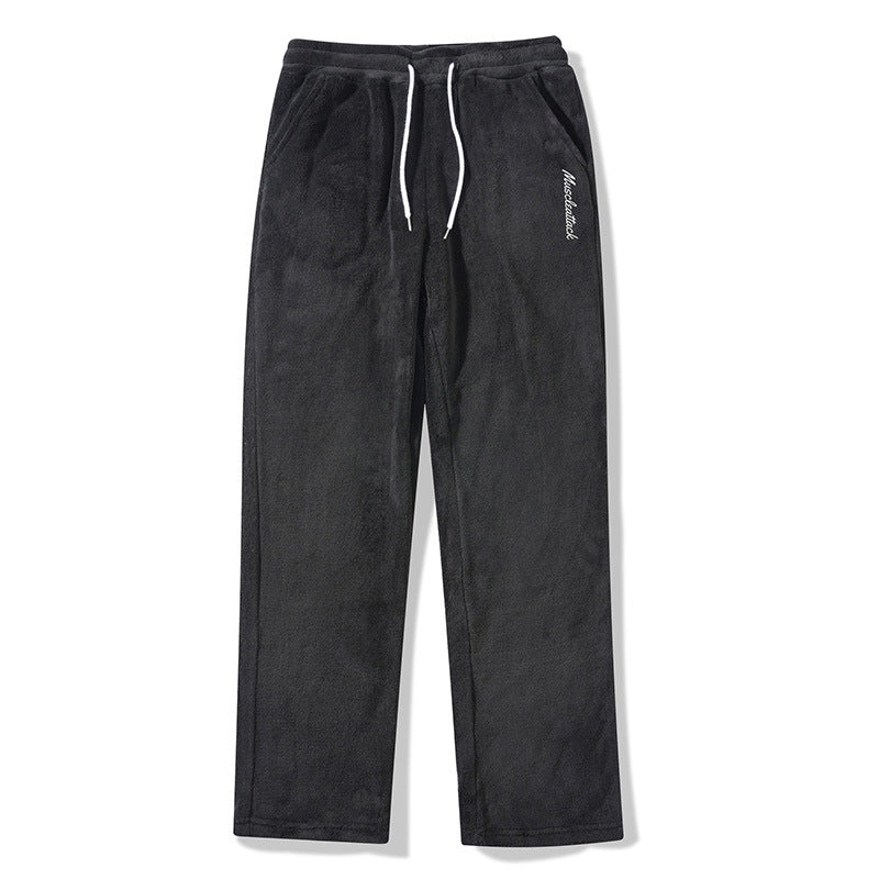 Men's Casual Sports Pants With Pockets And Drawstring