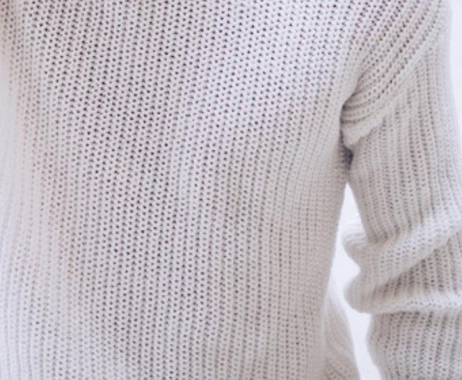 Solid color knitted men's top