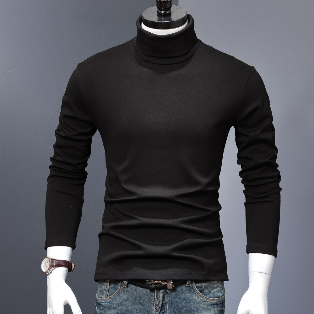 Turtleneck bottoming shirt