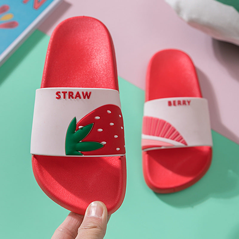 Children slippers girls bathroom non-slip baby cartoon