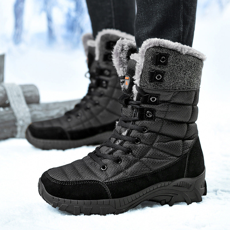 Northeast Plus Size Fleece Snow Boots Men's Shoes
