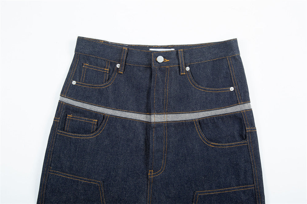 Ins Baggy Straight Trousers Men's