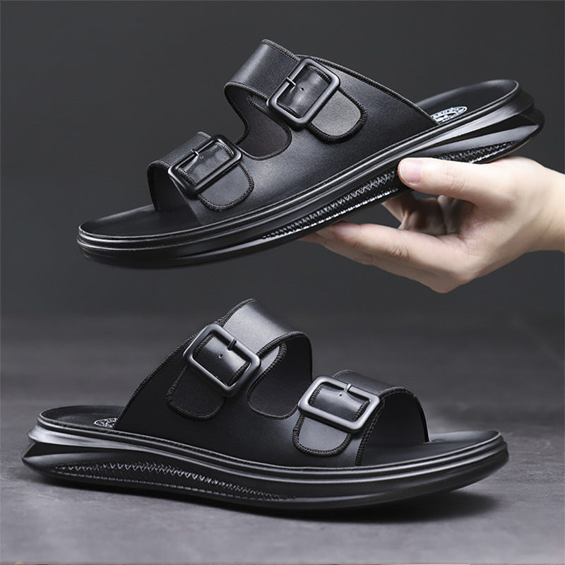 Men's Fashionable Leather Beach Shoes