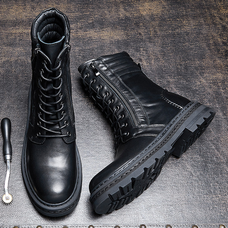 New British Retro Tooling Martin Boots Men's High Top