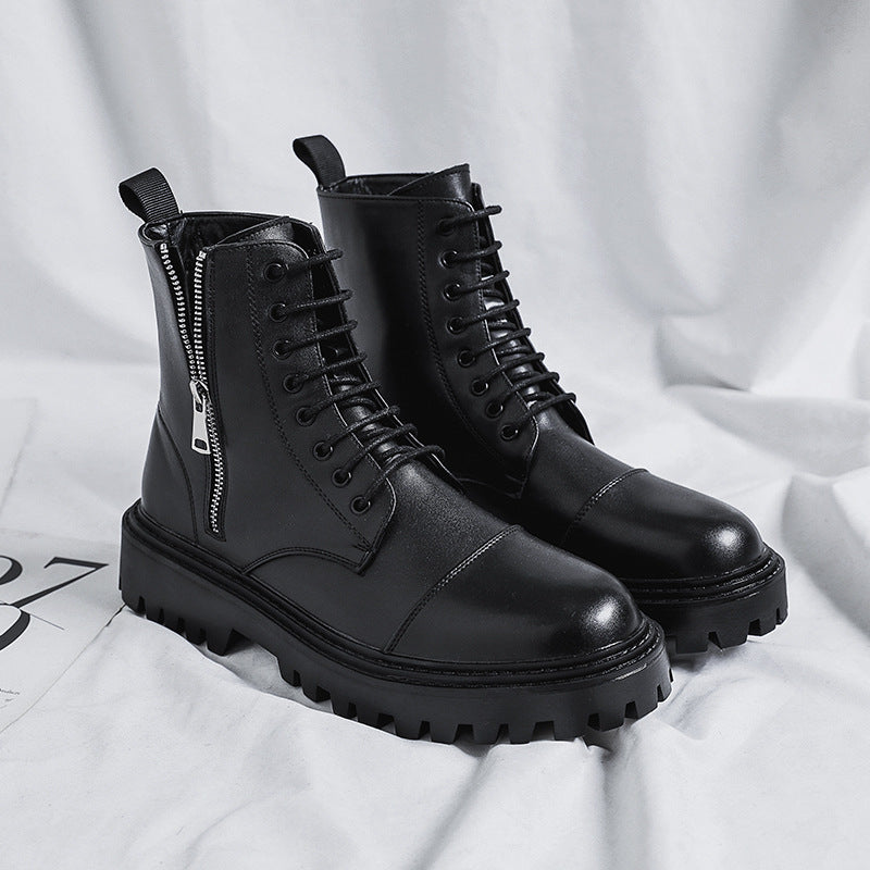 Thick-soled Martin Trendy Short Boots British Fan Car