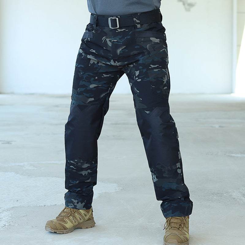 New Men's Workwear Loose Slim Stretch Waterproof Outdoor Tactical Pants