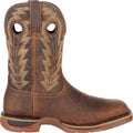 Low-heeled Square-headed Cuffed Boots