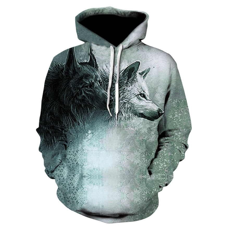 Printed Hooded Sweater To Map Custom Hooded