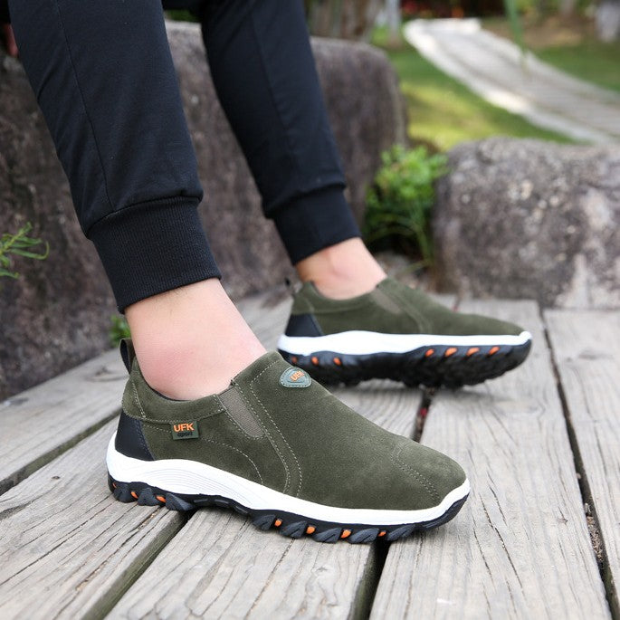 Frosted Men's Shoes Outdoor Casual Mountaineering
