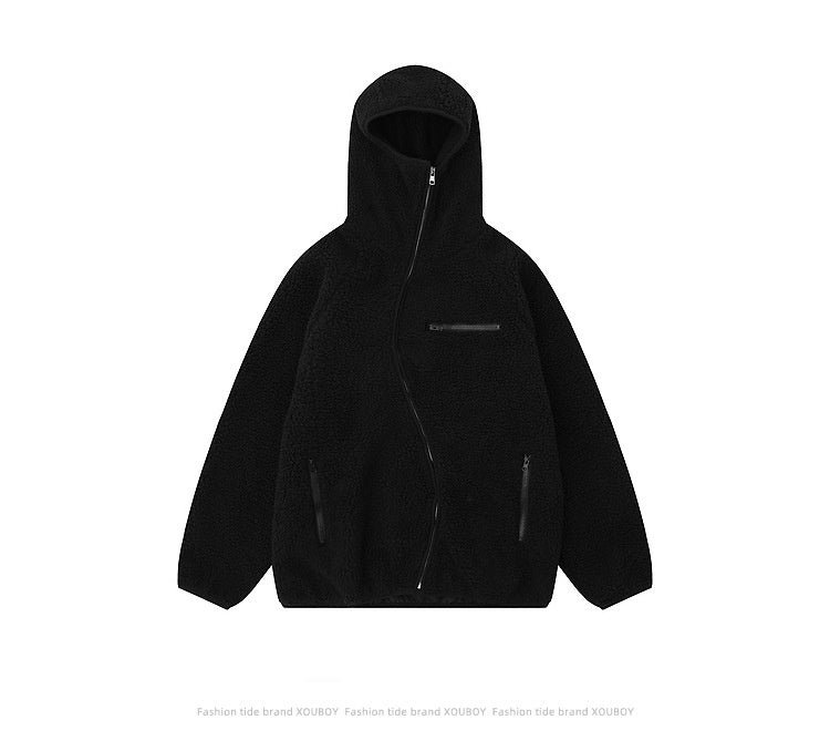 Men's Lambswool Warm Coat Irregular