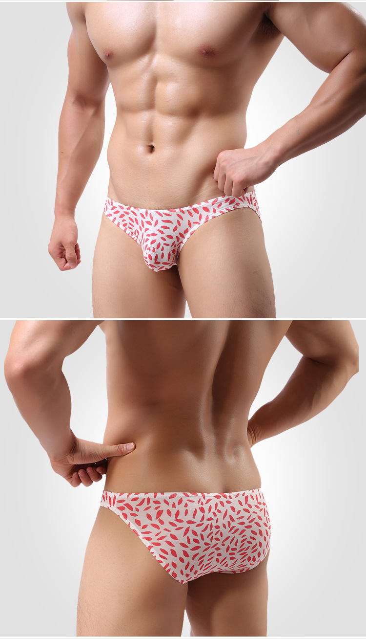 Breathable personalized printing u convex briefs