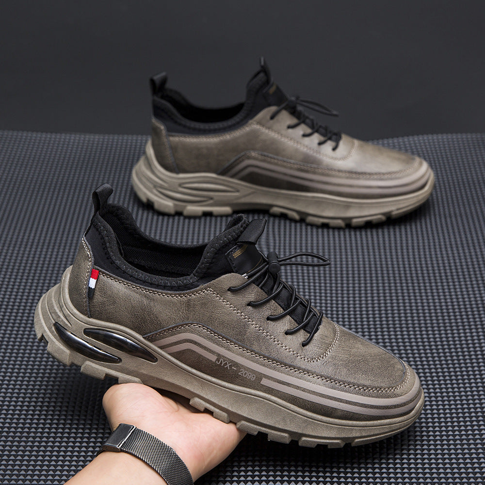 Men's Fleece Lined Padded Warm Keeping Waterproof Sneakers