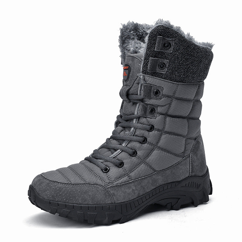 Northeast Plus Size Fleece Snow Boots Men's Shoes