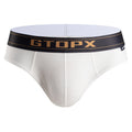 Summer Men's Low Waist Single Layer U Convex Thin Briefs Underwear