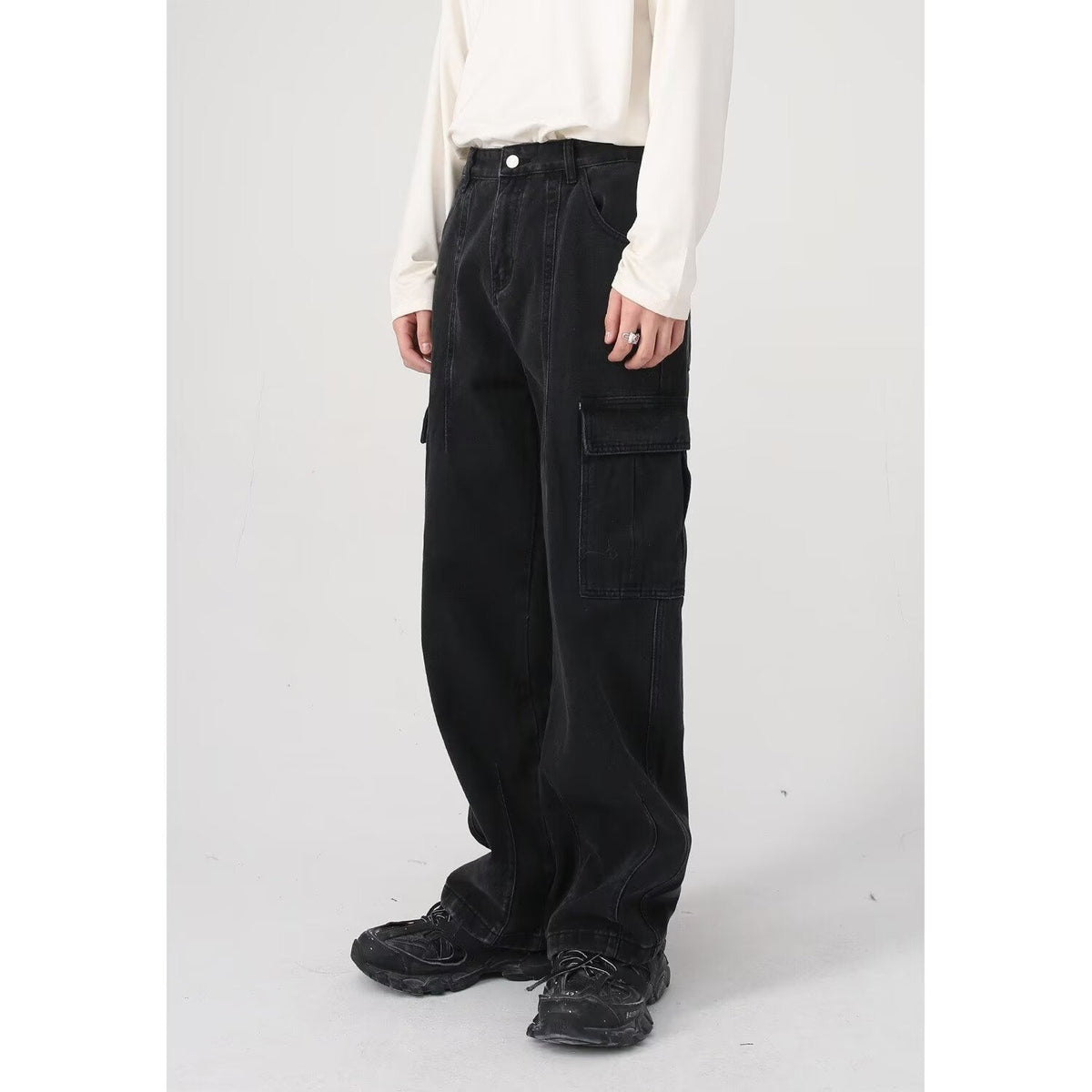American Retro Loose Casual Workwear Jeans Wholesale