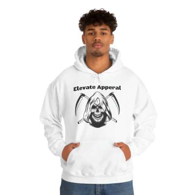 European And American Printing Plus Velvet Hoodie