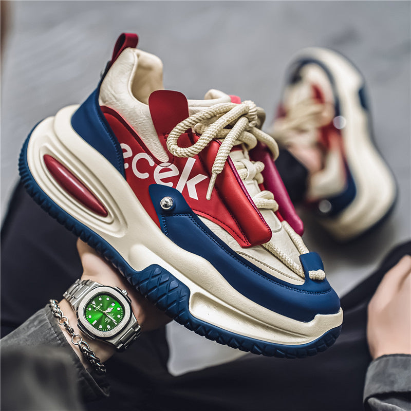 Men's Casual Sports Waterproof Dad Shoes Trendy All-matching