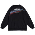 Fashion Simple Rainbow Print Couple Sweatshirt