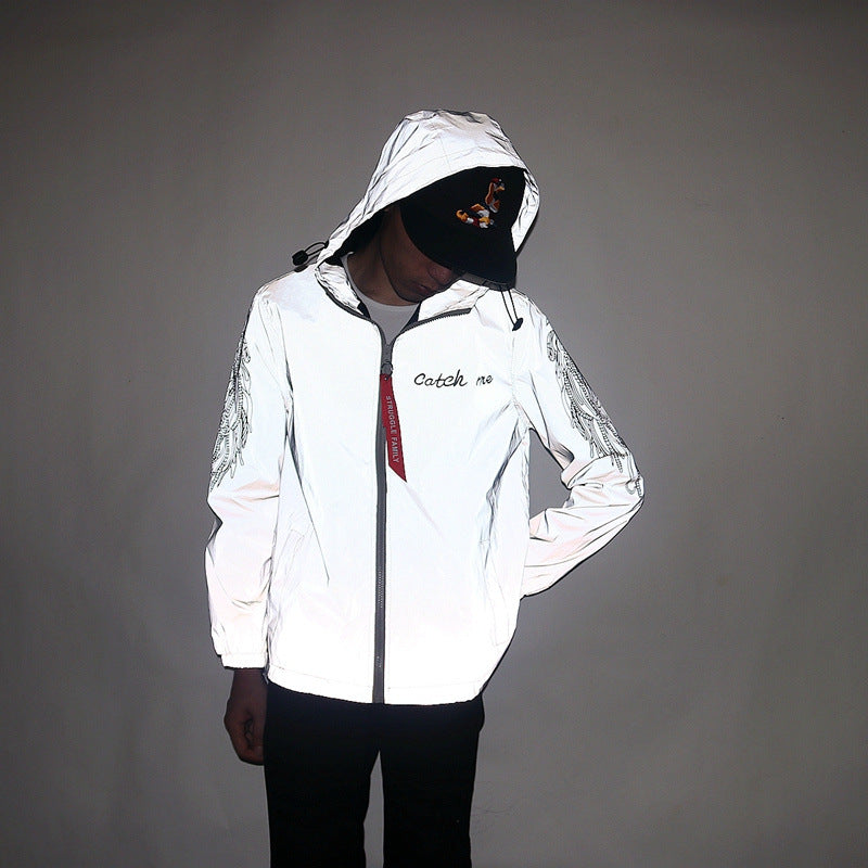 Luminous clothing Japanese trench coat