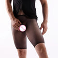 Men's Second-generation Ultra-fine Mesh Seamless Capri Pants With Sealed Cuffs