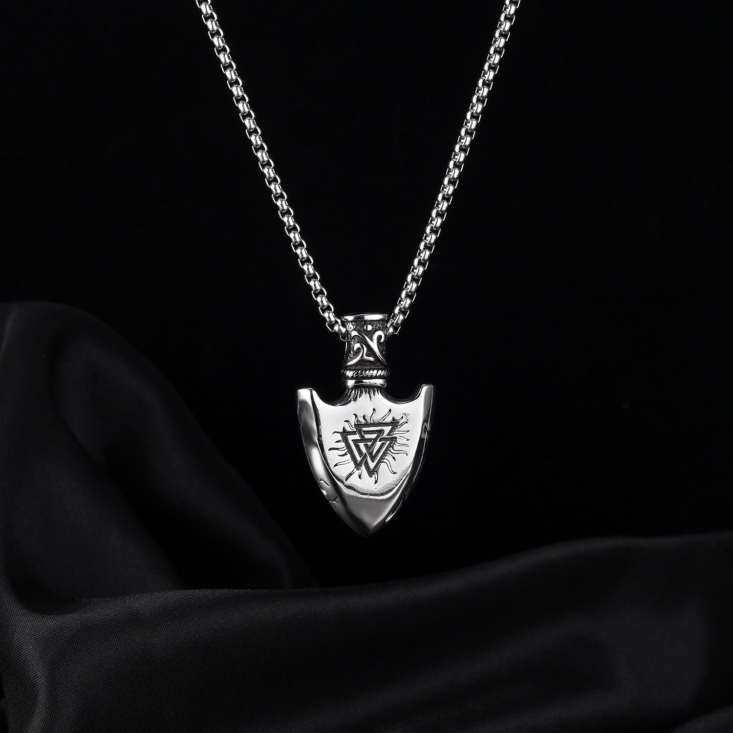Personality Titanium Steel Hip Hop Necklace Men