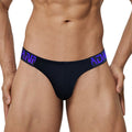Men's Embossed Belt Low Waist Briefs Underwear