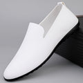 Men's Casual Leather Shoes Fashion Soft Gommino Low Top