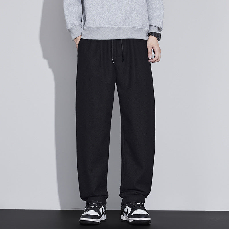 Retro Wool Casual Tapered Pants