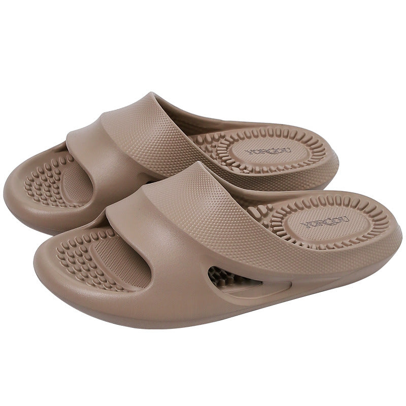 Men's Home Indoor Bathroom Bath Non-slip Non-stinky Foot Massage Slippers