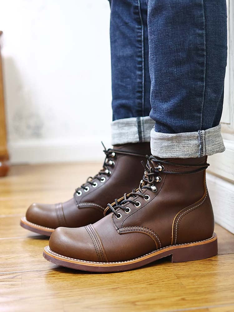 Vintage Work Boots High-top Casual Locomotive boot
