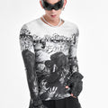 Autumn And Winter Keep Warm Inner Match Mesh Bottoming Shirt