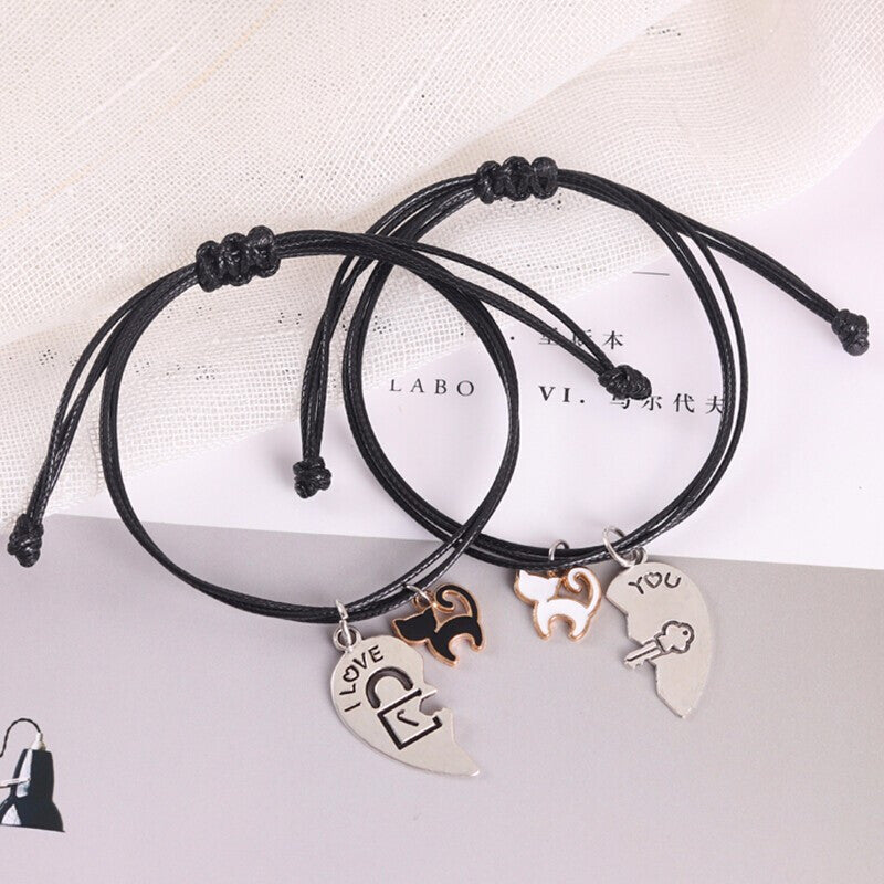 Weaving Men And Women Couple Bracelets