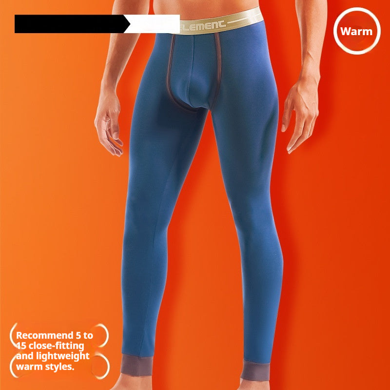 Cotton Slim-fit Mid-waist Thermal Leggings