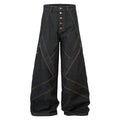 Button Design Heavy-duty Jeans For Men