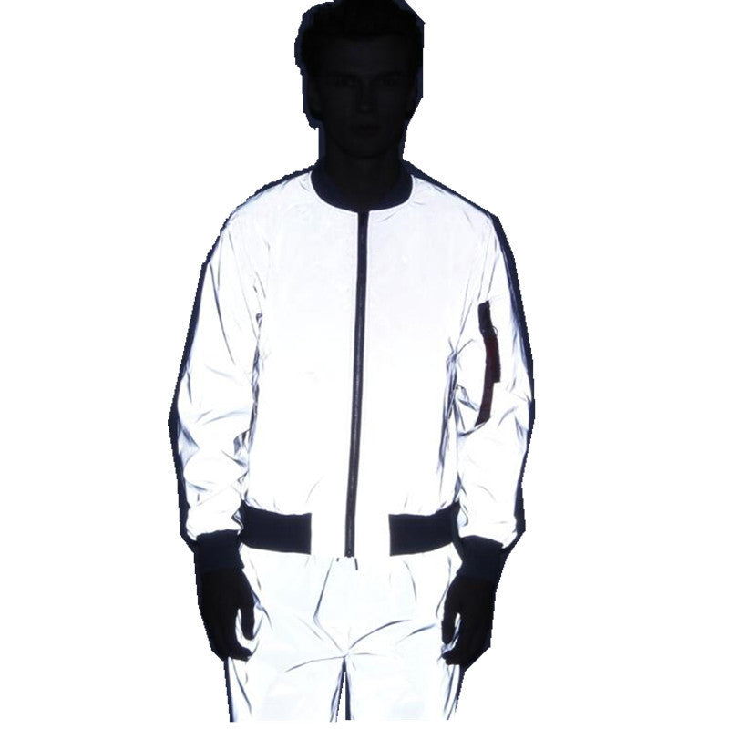 Outdoor sports reflective windbreaker