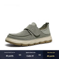 Perforated Breathable Velcro Casual All-matching Men's Shoes