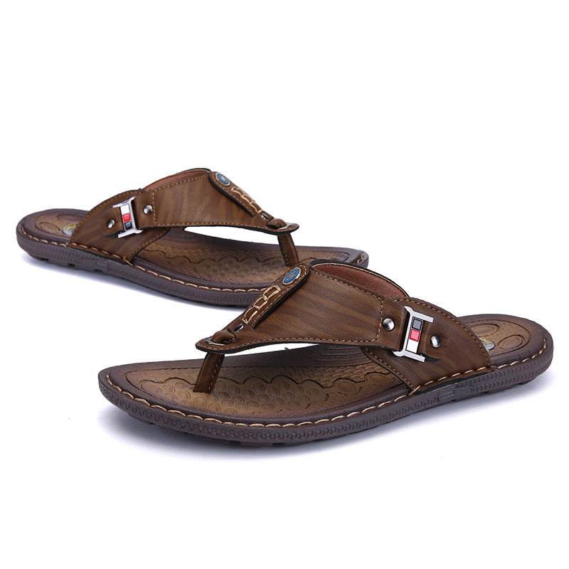 Non-slip sandals on the beach