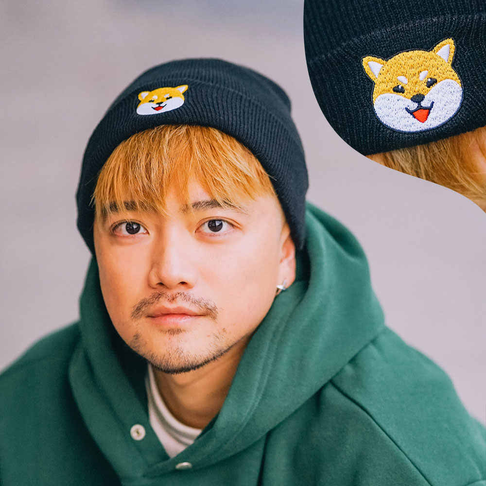 Cute Kitten Embroidery Knitted Hat European And American