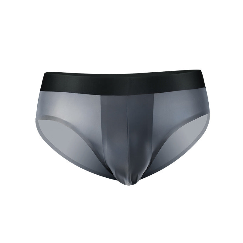 Men's Underwear Ice Silk Seamless Ultra-thin Summer