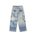 Washed Tie-dyed Digital Printing Jeans