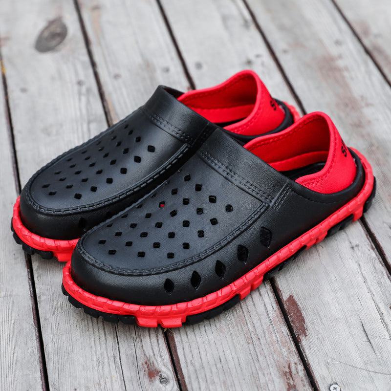 Hollowed-out and breathable sandals