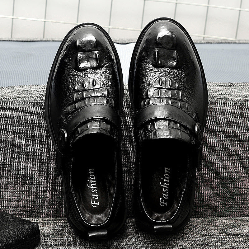 Formal Men's Shoes Trend And Fashion Top Layer Cowhide Single Shoes