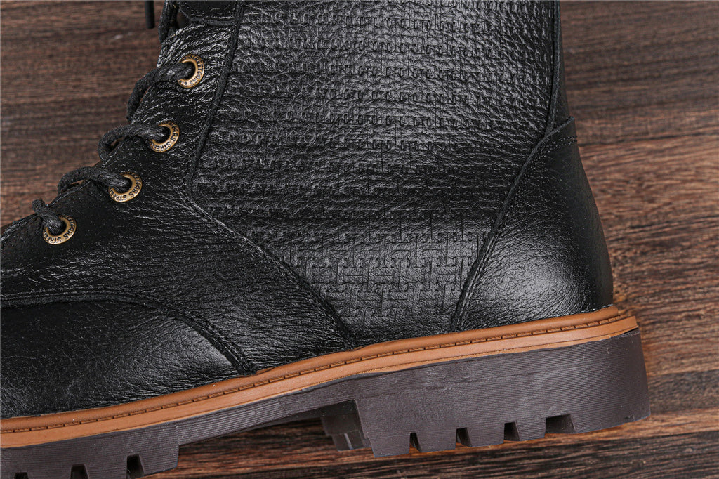 Wool Inner Top Layer Cowhide Upper For Men