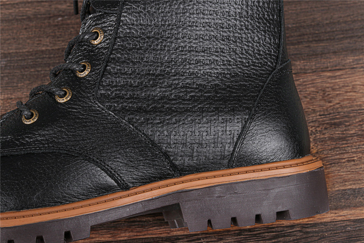 Wool Inner Top Layer Cowhide Upper For Men