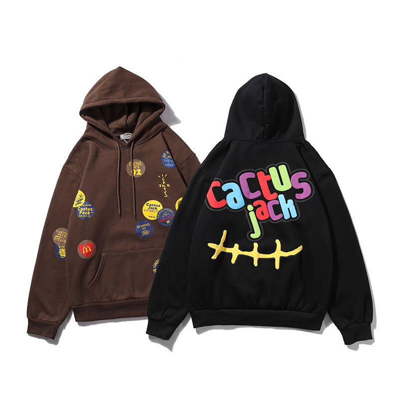 Co-Branded Hip-Hop High Street Drop2 Hoodie