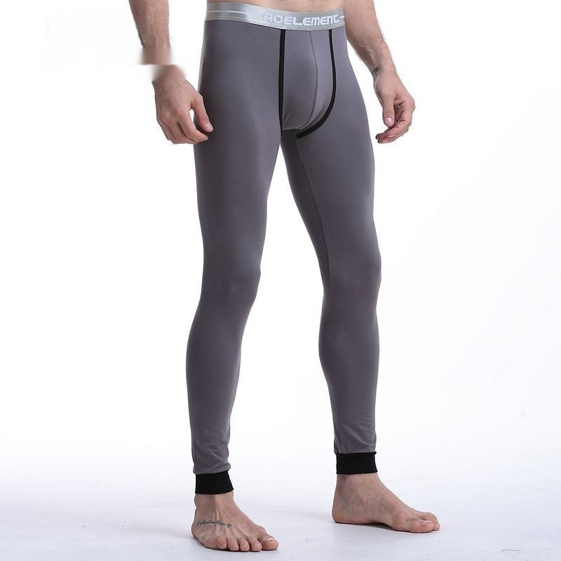 Cotton Slim-fit Mid-waist Thermal Leggings